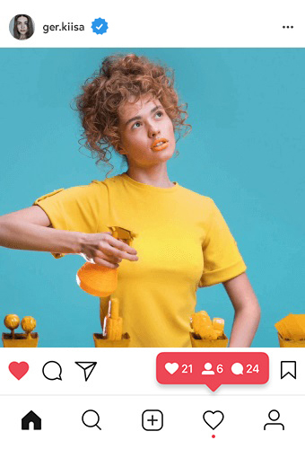 A user getting more Instagram followers with InstaCaptain